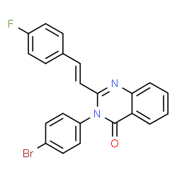 3-(4-bromophenyl)-2-[2-(4-fluorophenyl)vinyl]-4(3H)-quinazolinone picture