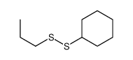 (propyldisulfanyl)cyclohexane结构式