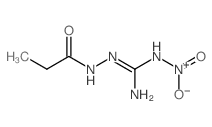 hydroxy-oxo-[[N-(propanoylamino)carbamimidoyl]amino]azanium结构式