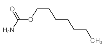 heptyl carbamate Structure