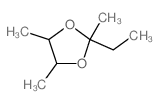 2-ethyl-2,4,5-trimethyl-1,3-dioxolane结构式