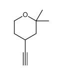 4-ethynyl-2,2-dimethyloxane Structure