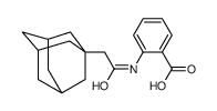 N-(3-ADAMANTYLACETYL)ANTHRANILIC ACID Structure