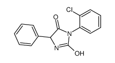 3-(2-chlorophenyl)-5-phenylimidazolidine-2,4-dione结构式