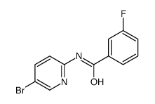 N-(5-bromopyridin-2-yl)-3-fluorobenzamide Structure