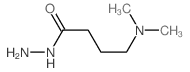 Butanoic acid,4-(dimethylamino)-, hydrazide Structure