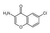 3-amino-6-chlorochromen-4-one结构式