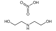 bis-(2-hydroxy-ethyl)-amine, nitrate结构式