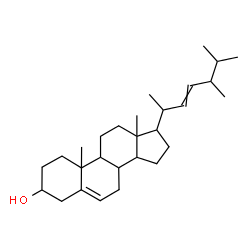 ergosta-5,22(Z)-dien-3beta-ol结构式