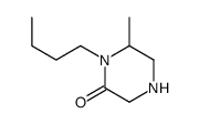 Piperazinone, 1-butyl-6-methyl- (9CI) structure