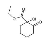 ethyl 1-chloro-2-oxocyclohexane-1-carboxylate结构式