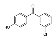 3-Chloro-4'-hydroxybenzophenone结构式