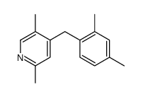 4-[(2,4-dimethylphenyl)methyl]-2,5-dimethylpyridine结构式