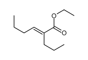 ethyl 2-propylhex-2-enoate结构式