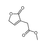 3-Furanacetic acid, 2,5-dihydro-2-oxo-, methyl ester (9CI) Structure