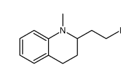 2-(2-iodoethyl)-1-methyl-1,2,3,4-tetrahydroquinoline Structure