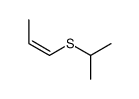 1-propan-2-ylsulfanylprop-1-ene结构式