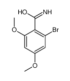 2-bromo-4,6-dimethoxybenzamide Structure