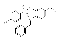 6-(Benzyloxy)-α-chloro-m-cresol p-Toluenesulfonate Structure