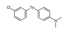 4-(3-chlorophenyl)tellanyl-N,N-dimethylaniline结构式