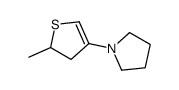 1-(2-methyl-2,3-dihydrothiophen-4-yl)pyrrolidine Structure