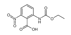 2-ethoxycarbonylamino-6-nitro-benzoic acid Structure