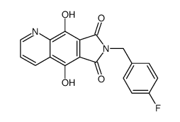 7-(4-Fluoro-benzyl)-5,9-dihydroxy-pyrrolo[3,4-g]quinoline-6,8-dione图片