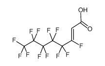 3,4,4,5,5,6,6,7,7,8,8,8-dodecafluorooct-2-enoic acid structure