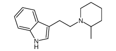 3-[2-(2-methylpiperidin-1-yl)ethyl]-1H-indole结构式