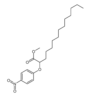 methyl 2-(4-nitrophenoxy)tetradecanoate结构式