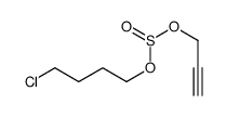 Sulfurous acid 4-chlorobutyl 2-propynyl ester结构式