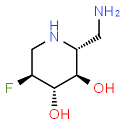 3,4-Piperidinediol,2-(aminomethyl)-5-fluoro-,[2R-(2alpha,3beta,4alpha,5beta)]-(9CI) picture