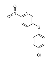 5-(4-chloro-phenylsulfanyl)-2-nitro-pyridine Structure