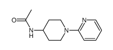 4-acetamido-1-(pyridin-2-yl)-piperidine结构式