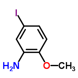 5-碘-2-甲氧基苯胺结构式