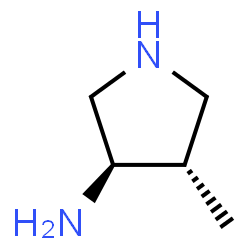 3-Pyrrolidinamine,4-methyl-,(3R-trans)-(9CI)结构式