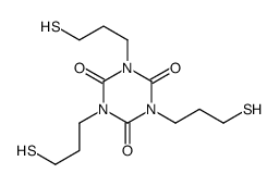 1,3,5-tris(3-sulfanylpropyl)-1,3,5-triazinane-2,4,6-trione结构式