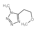 1H-Tetrazole,5-(2-methoxyethyl)-1-methyl- picture