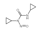 1,3-dicyclopropyl-1-nitroso-urea structure