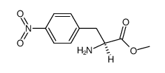 4-(2-amino-2'-carbomethoxy)ethyl-nitrobenzene methyl ester结构式