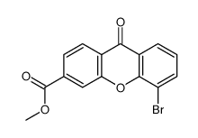 methyl 5-bromo-9-oxoxanthene-3-carboxylate Structure