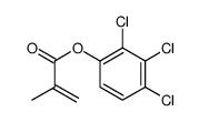 (2,3,4-trichlorophenyl) 2-methylprop-2-enoate结构式