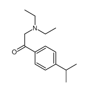 2-(diethylamino)-1-(4-propan-2-ylphenyl)ethanone结构式