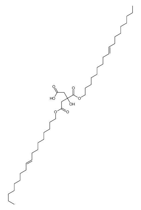 (IZ,Z)-di-9-octadecenyl hydrogen 2-hydroxypropane-1,2,3-tricarboxylate Structure