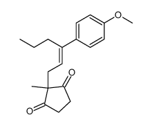 3-methoxy-5,6,8,14-disecoestra-1,3,5(10),9(11)-tetraen-17-one Structure