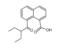 8-(2-ethyl-butyryl)-[1]naphthoic acid Structure