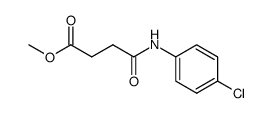 methyl 4-(4-chloroanilino)-4-oxobutanoate结构式