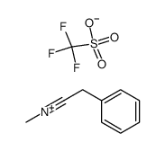 N-(methyl)phenylacetonitrilium triflate结构式