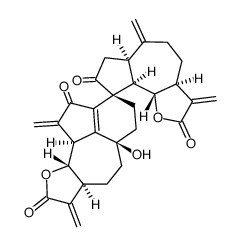 (-)-gochnatiolides B Structure