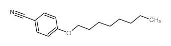 4-n-Octyloxybenzonitrile Structure